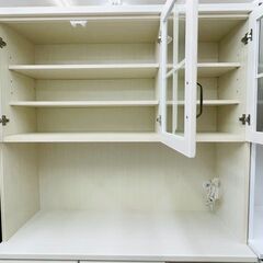 🔶NITORI(ニトリ) ミランダ 3面レンジボード 💙定価￥69,900💙  おしゃれな貝ハンドル フレンチカントリーテイスト🔶