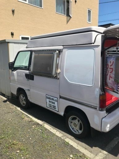 スバルサンバーポップアップルーフ移動販売車