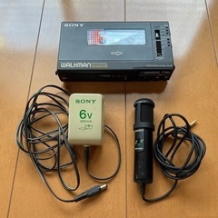 SONY WALKMAN WM-D6C_録音マイク_メタルテープ付