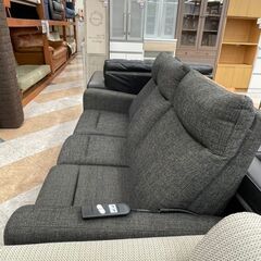 🔶🔸ナフコ 電動リクラニングソファ ✨定価￥93,880✨ 3Pソファ ファブリックソファ🔸🔶