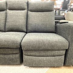 🔶🔸ナフコ 電動リクラニングソファ ✨定価￥93,880✨ 3Pソファ ファブリックソファ🔸🔶