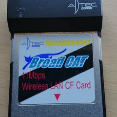 無料！　ADTEC 11Mbps ワイヤレス LAN CF カー...