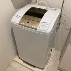 【取引終了】ハイアール 7.0Kg 全自動洗濯機 JW- K70M
