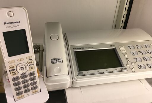 Panasonic パーソナルFAX 子機1台付 KX-PZ710-W 2017年製 中古