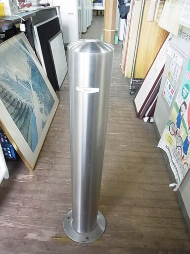 ステンレスポール　Teikin　帝金　車止め　バリカー　ピラー型　ベースプレート付き