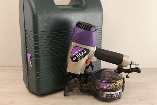 日立工機　ロール釘打機 NV65AJ 釘打ち エアツール(D4503kkxY)
