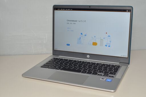 中古良品ノートパソコン HP chromebook 14-da0009TU 14インチ Celeron N4020 カメラ内蔵 メモリ4GB eMMC64GB タッチパネル