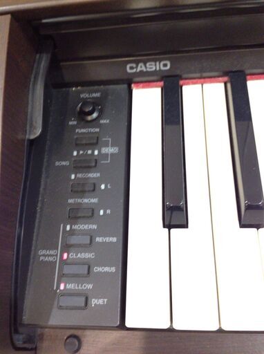 ★5972★CASIO　カシオ　電子ピアノ　PX-735BN　イス付き　Privia プリヴィア 88鍵盤