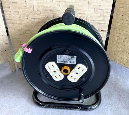 日動工業 30m コードリール DY-30 屋内型 125V 4A 延長コード 電工