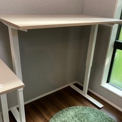 台数変更】IKEA昇降式デスク(手動)