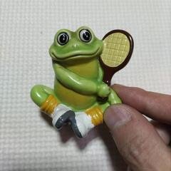 ３５〜４０年前のカエルの置物　蛙　オブジェ　飾り　ディスプレイ　...