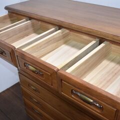 【ヤ取終了9/17】≪zy582≫タムラファニチャー 高級 7段 プレジデント チェスト/箪笥 お洒落 木製 収納 寝室/リビング 40723-07