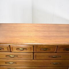 【ヤ取終了9/17】≪zy582≫タムラファニチャー 高級 7段 プレジデント チェスト/箪笥 お洒落 木製 収納 寝室/リビング 40723-07