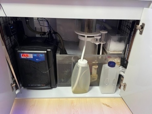 【ジャンク品】オーバーフロー水槽セット　水槽　オルカ　90 海水　サンゴ