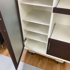 R096 人気ハイキッチンカウンター、キッチンボード、幅80cm 美品