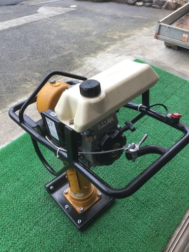 転圧機 タンピング ランマー 明和ss 下板 新品に交換済み 動作品 ...