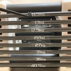 ダンベル 可変式 40kg 2個セット 可変式ダンベル アジャスタブルダンベル 重量調節 3 - 40.5kg 27段階 ダンベルセット