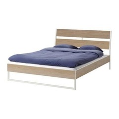 【0円】ベッドフレーム　IKEA TRYSIL ダブルベッド