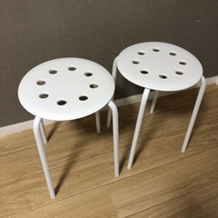 IKEA MARIUS マリウス 椅子 スツール 2台