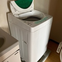洗濯機5k もらってください　決まりました