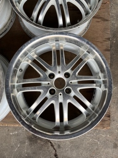 深リム スポークホイール　17インチ　6.5J 4穴 PCD100 オフセット43