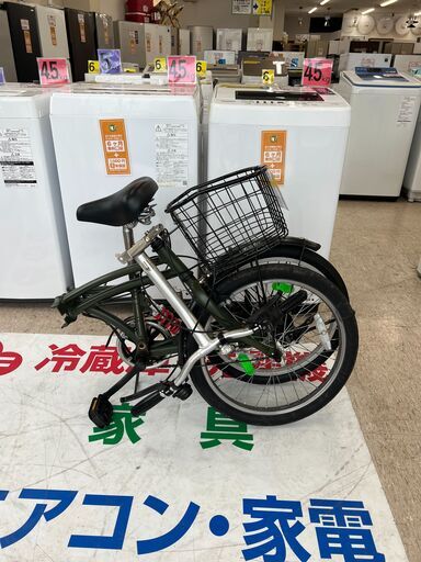 自転車探すなら「リサイクルR」❕折畳❕センターサス❕防犯登録いたします❕購入後取り置きにも対応 ❕R2234 自転車探すなら「リサイクルR」❕折畳❕センターサス❕防犯登録いたし