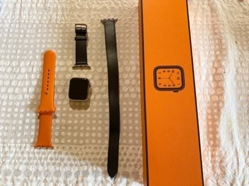 【お話し中】Apple Watch Hermes Series 4  アップル ウォッチ シリーズ4 ラバーベルト レザーベルト付き