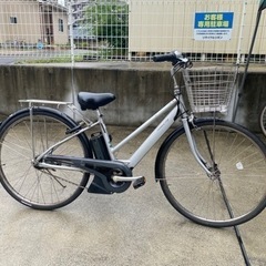ヤマハ PAS CITY 電動自転車 8段 8.7Ah バッテリー 4点灯 中古