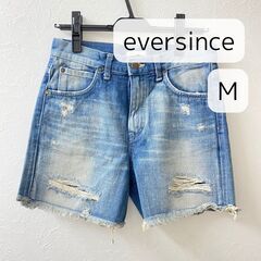 美品◇ eversince エバーシンス　LEEダメージショート...