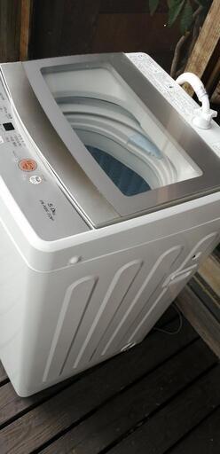 【美品】[配達無料]全自動洗濯機　5kg  AQUA  AQW-G50G(W)  2018年製