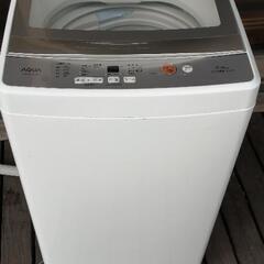 【美品】[配達無料]全自動洗濯機　5kg  AQUA  AQW-...