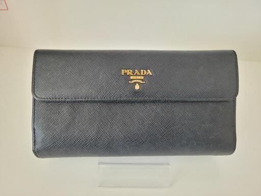 PRADA　サフィアーノ　Wホック　長財布　中古　リサイクルショップ宮崎屋佐土原店22.8.4k