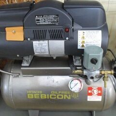 147 オイルフリーコンプレッサー HITACHI 日立 0.75LE-8S 中古品