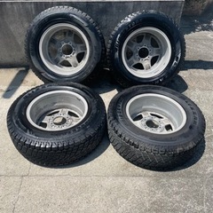 ※【値引き】ブリヂストン ブリザック スタッドレスタイヤホイール４本セット 265/65R17 プラド等