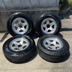 ※【値引き】ブリヂストン ブリザック スタッドレスタイヤホイール４本セット 265/65R17 プラド等