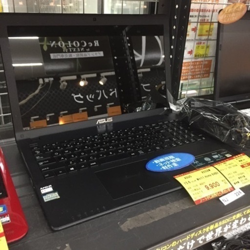 【店舗引き取りのみ】動作確認、清掃済み‼️ ASUS X552W 15.6インチ  WIN11 HOME 64BIT -年製 NJ224