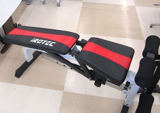 札幌市清田区 IROTEC アイロテック マルチポジションベンチ トレーニングベンチ 筋トレ バックシート7段階調整 品