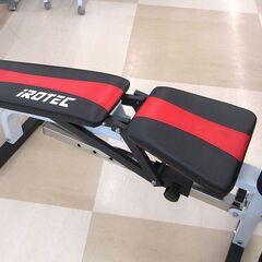 札幌市清田区 IROTEC アイロテック マルチポジションベンチ トレーニングベンチ 筋トレ バックシート7段階調整 中古品