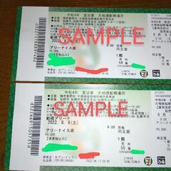 大相撲　船橋巡業チケット（今週末土曜）