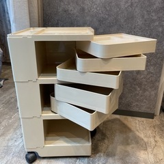 ボビーワゴン　3段5トレイ　限定カラー　ベージュ