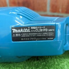 マキタ CL281FD 充電式クリーナ【野田愛宕店】【店頭取引限定】【中古】ITI4DI2AEF1J