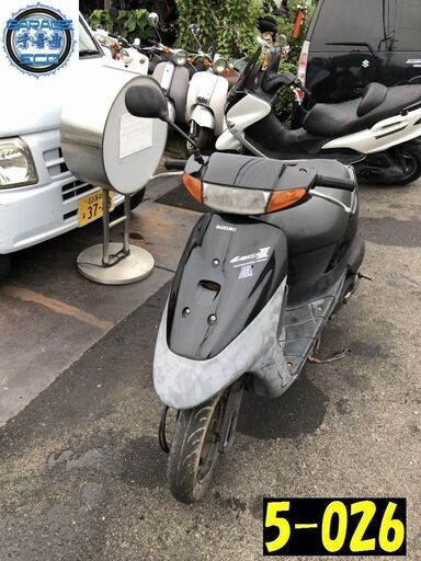 お取引頂きました。「即日納車可能」愛知県公安委員会許可業者(オートバイ商)☆GARAGE-ECO千音寺☆スズキ　レッツⅡ　CA1KA黒　5-026名古屋市中川区より!!