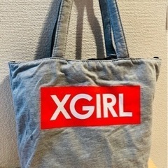 【X-girl】トートバック　美品　エコバッグ