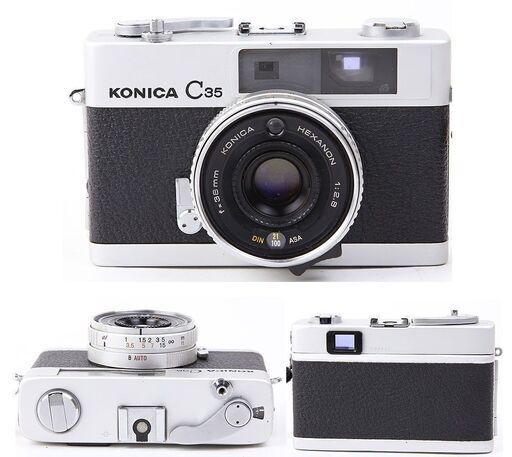 お値引きしました 昭和レトロなフィルムカメラ Konica C35時を超え おしゃれな写真散歩楽しみませんか Nalu 加賀のカメラ フィルム カメラ の中古あげます 譲ります ジモティーで不用品の処分