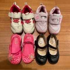 女の子靴4足セット(15〜16cm)