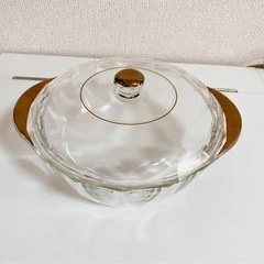 新品未使用 ＊ PYREX 両手鍋 岩城硝子 6830 A-02