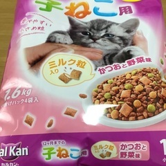 【ネット決済】キャットフード子猫用　計2.2㎏