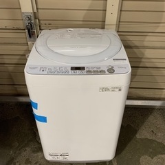 8/20 終 2020年製 洗濯機 7.0㎏ SHARP ES-KS70V-W 家電 菊