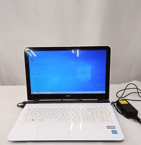 （売約済み） NEC 15.6 型(インチ) PC-LS150SSW　OS win10 64ビット メモリ4GB CPU Intel@1.40GHz HDD 750GB