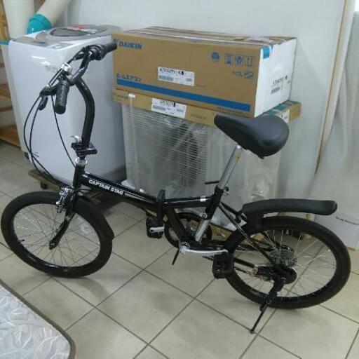 贅沢品 新品折りたたみ自転車(キャプテンスタッグ6段変速) 自転車本体